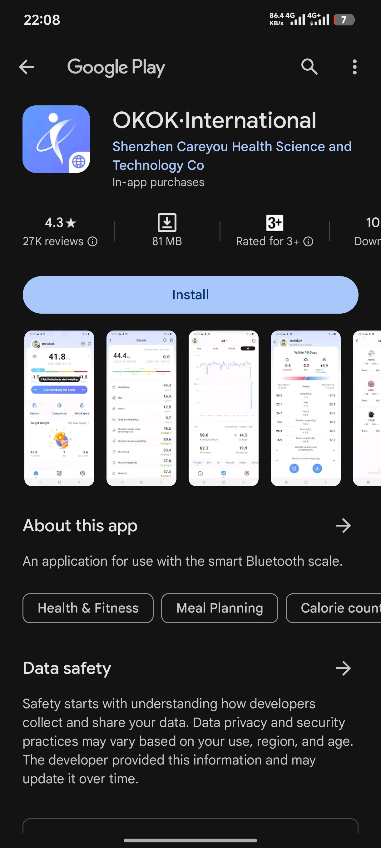 🖤 الميزان الذكي لتحليل الجسم