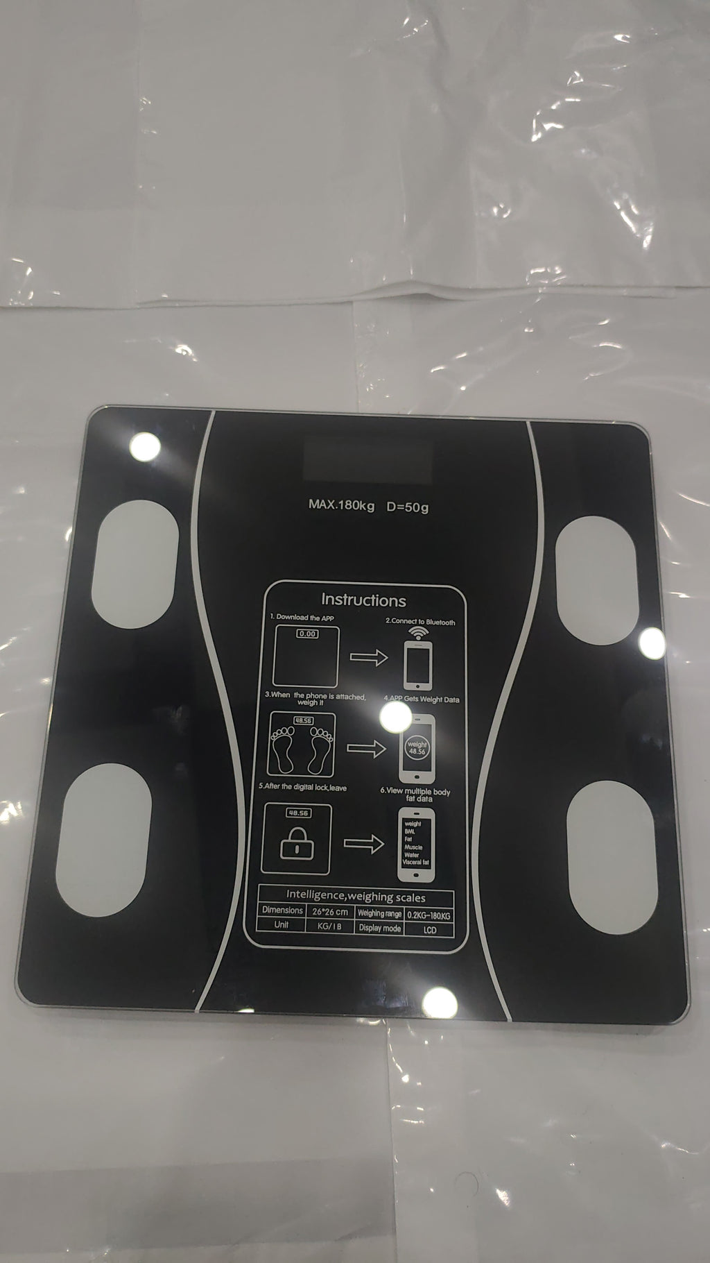 🖤 الميزان الذكي لتحليل الجسم