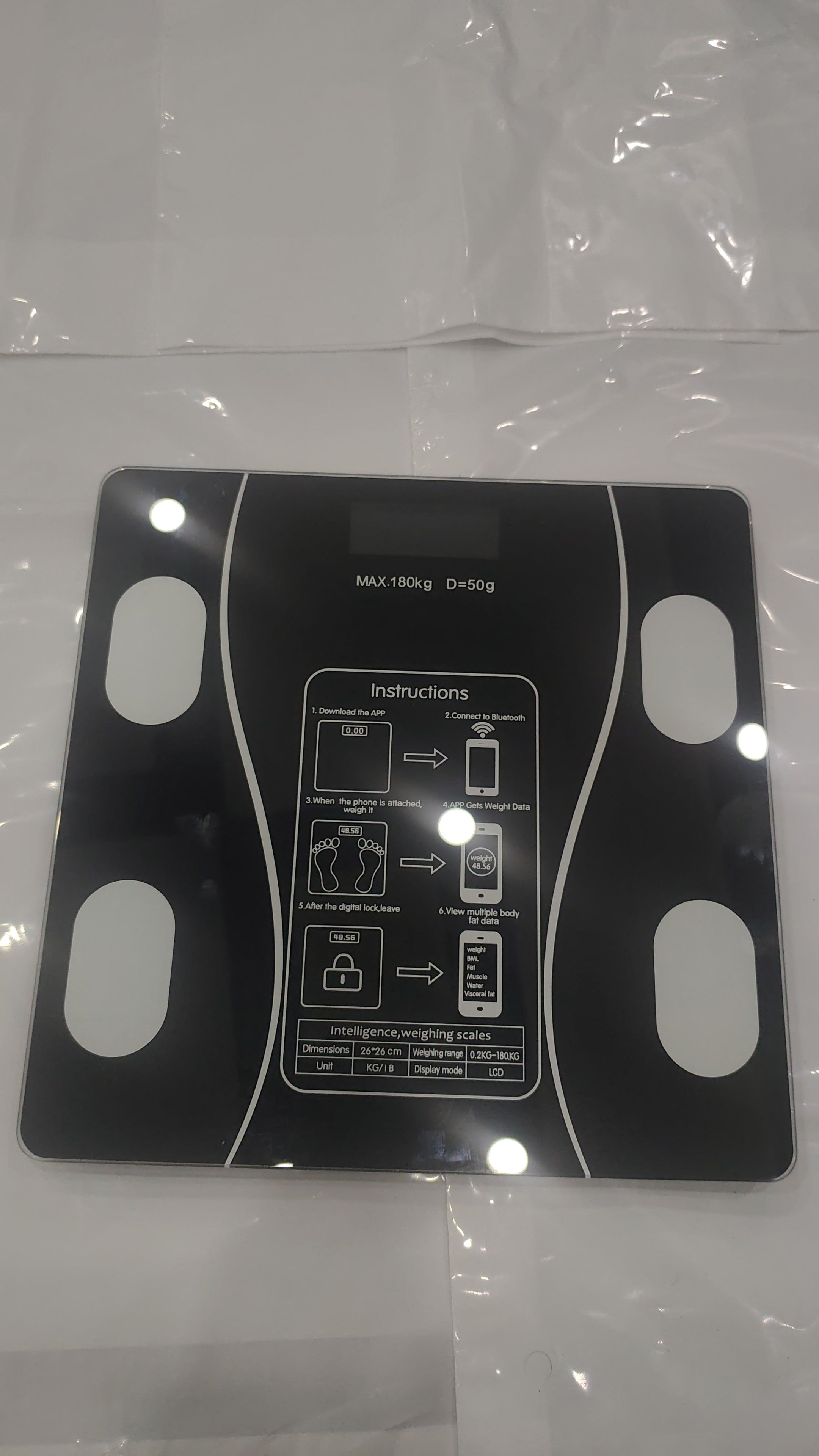 🖤 الميزان الذكي لتحليل الجسم